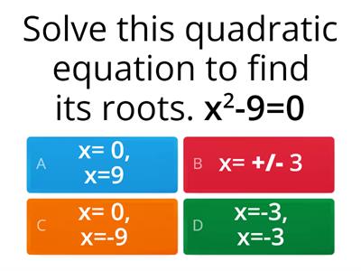 Quadratics