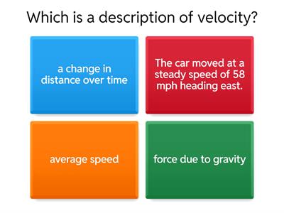 Distance-Time Graphs Review