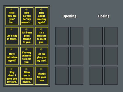 Opening and closing conversations