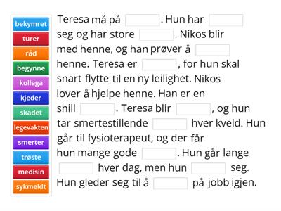 Kapittel 12, ekstraoppgave 14. Husker du teksten? 