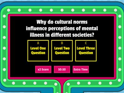 Levels of research questions 