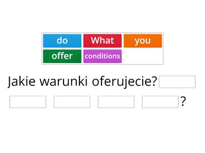 PRACA - średnio zaawansowane wyrażenia (48) - angielski w zdaniach do tłumaczenia