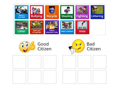 Good Citizen vs Bad Citizen