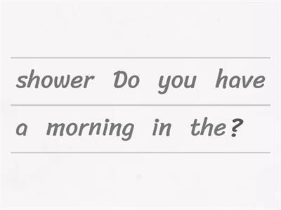 Daily routines klasa 2