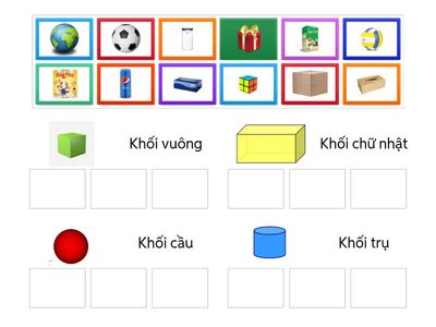 Bé vui học hình khối 