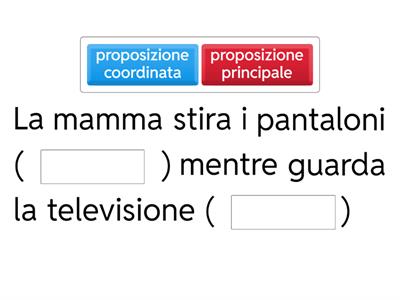  FRASE PRINCIPALE E COORDINATA