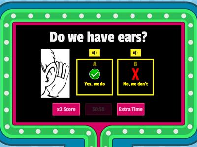 Standard 2 English - Body Parts