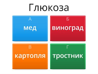 вуглеводи, 9-10клас