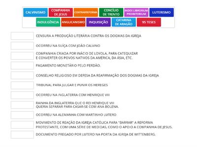 REFORMA PROTESTANTE E CONTRARREFORMA NA EUROPA 