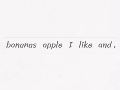 Fruit and vegetables 6