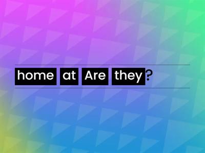 Word order in questions (Present Simple)