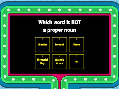 Common and Proper Noun