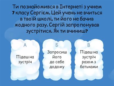Безпечна поведінка  в Інтернеті