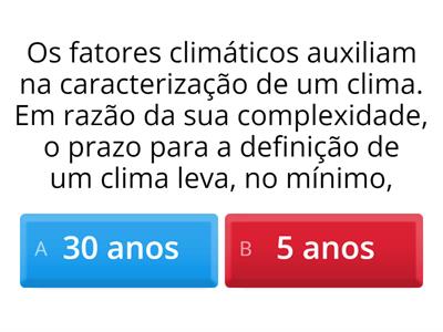 FATORES CLIMÁTICOS E O VENTO