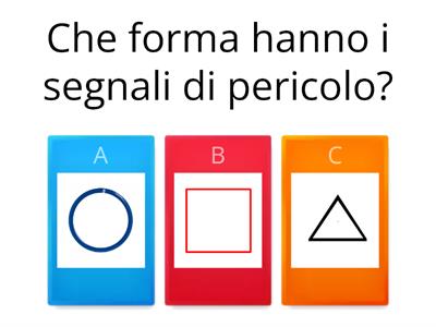 Segnaletica e forme geometriche