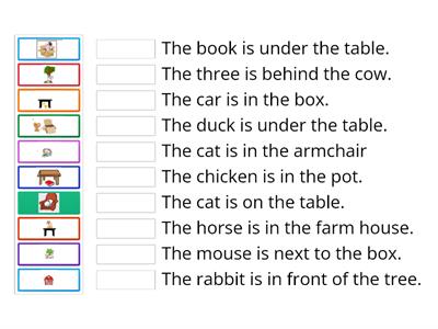 Prepositions of place