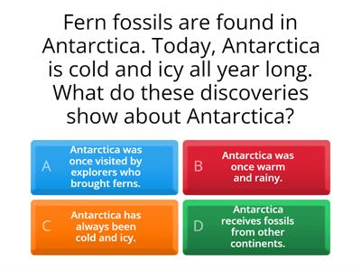 3.19 Science Quiz - Fossils
