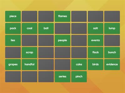 C1 Adv3 - Unit 10 - Collocations Pelmanism