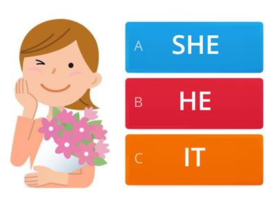 PRONOUNS: SHE - HE - IT