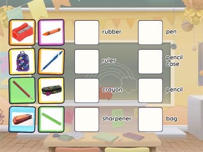 Tiger 1 unit 1- przybory szkolne