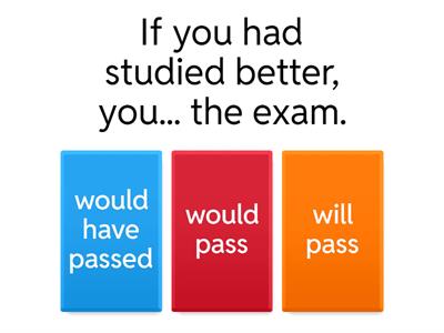 Conditional Type 3 Quiz  - Intermediate