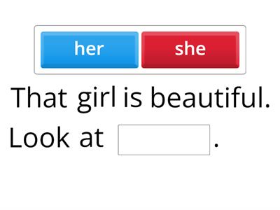 Subject and Object Pronouns