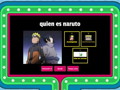 ¿ cuanto sabes de naruto nivel 1 ?