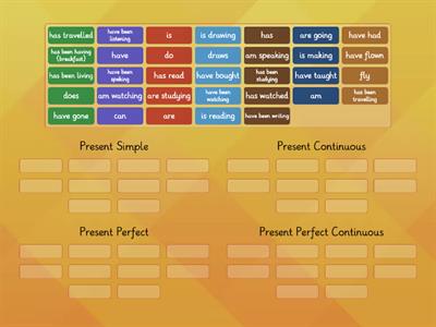 Present Times. Verb forms