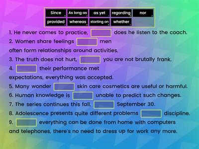 conjunctions