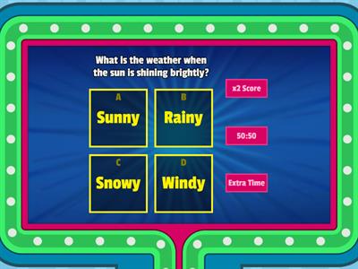 Weather Quiz- Gameshow