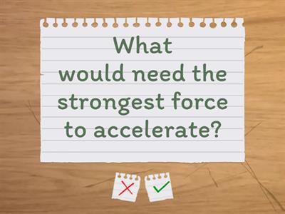 Grade 6: Force and Motion