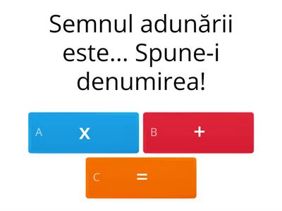 Terminologie - Înmulțirea și Adunarea