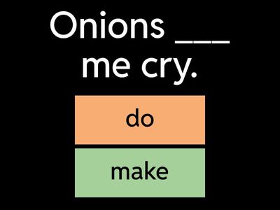 Do vs Make - practice quiz - Int