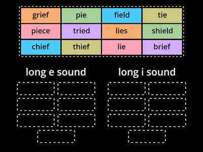 Mrs. S IE Sorting Game