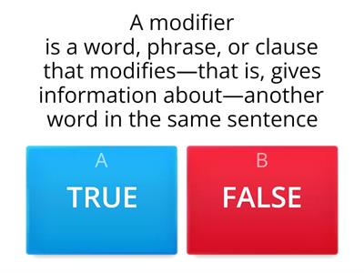 MODIFIERS (INTENSIFIERS & MITIGATORS)