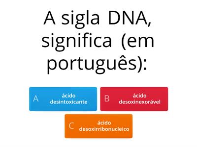 Quiz da Biologia