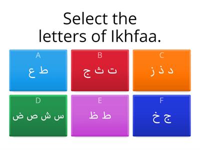 Ikhfaa 16 - ط ظ