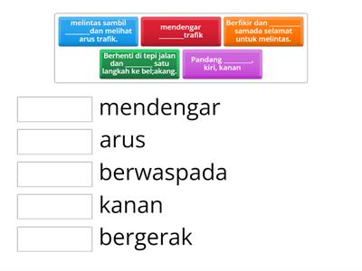 KKJR- Lima langkah cara melintas dengan selamat