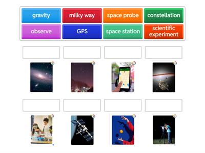 Cambridge Primary Path 4 Unit 2 - Space - Vocab 1 | Match up 2