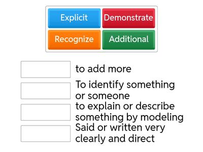 12/8-12/12 Vocabulary 3rd Grade