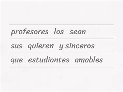 Spanish 3- Subjunctive 2021