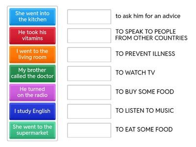 TT4 Infinitive of Purpose