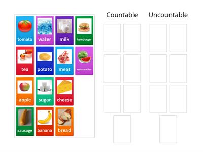 P4B Countable and Uncountable Food