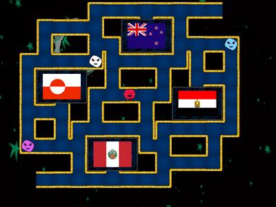 Countries and Flags- Maze Game 1