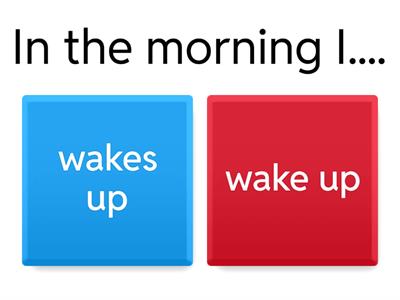 Simple Present Daily Activities (Affirmative and Negative)