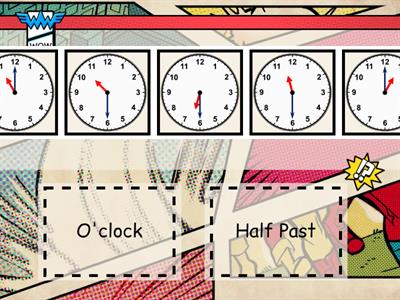 O'clock and Half Past Speed Sort