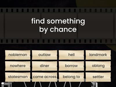 Naming places (Vocabulary)
