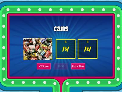 Plural S says /s/ or /z/ 