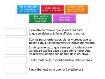 Los instructivos