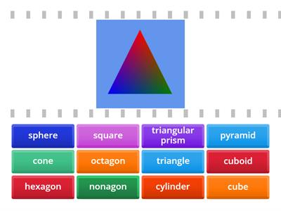 2D & 3D shape names